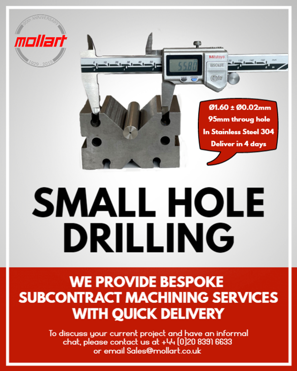 Subcontract Small Hole Drilling